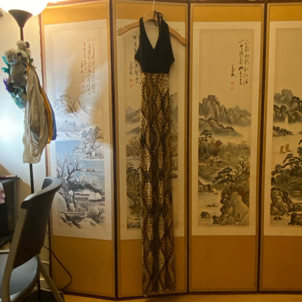 Symphony leopard dress